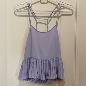Elizabeth and James Lilac Pleated Hem Cami